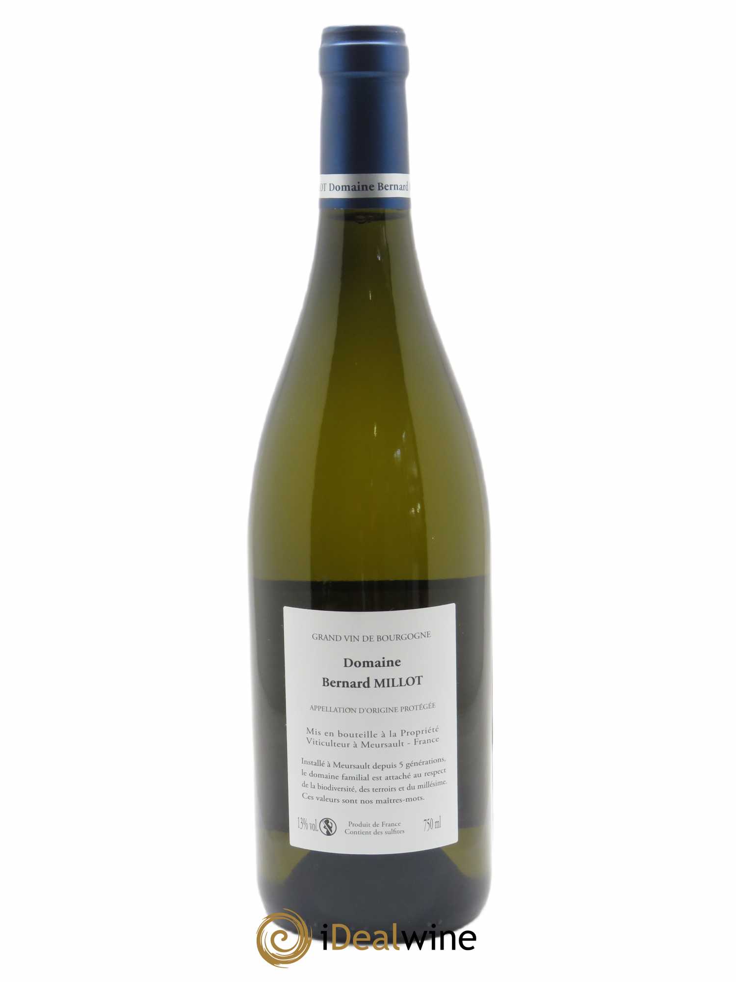 Meursault En la Barre Bernard Millot  2019 - Lot de 1 Bouteille