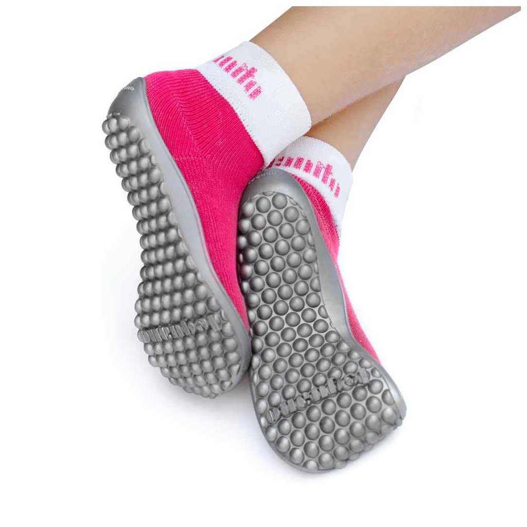 Leguano Leguanito rosa Sockenschuhe