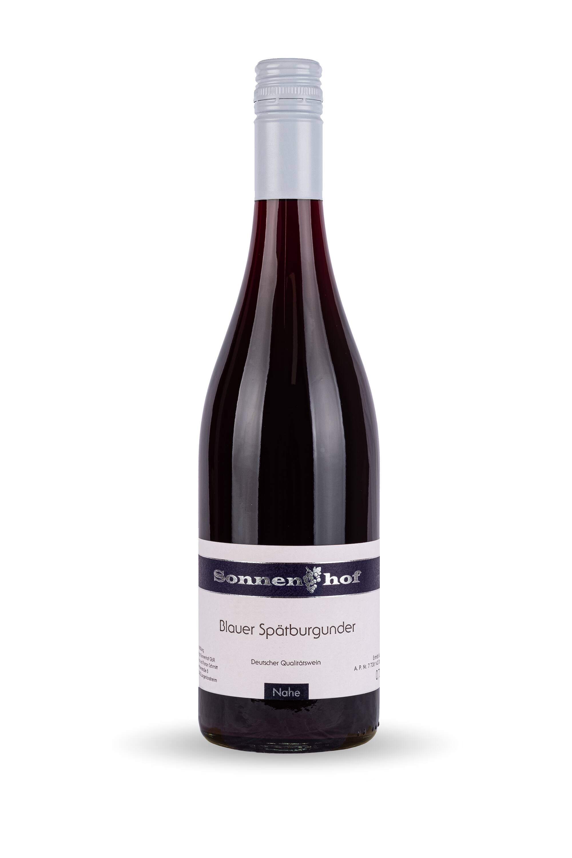 Weingut Sonnenhof (Nahe) Spätburgunder Rotwein trocken 2022