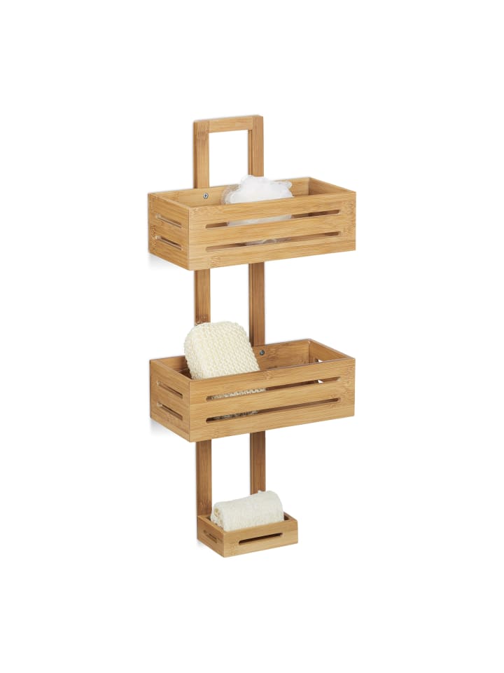 relaxdays Duschregal in Natur günstig kaufen onesize