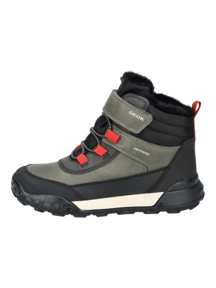 Geox Stiefelette in Grün/Schwarz günstig kaufen