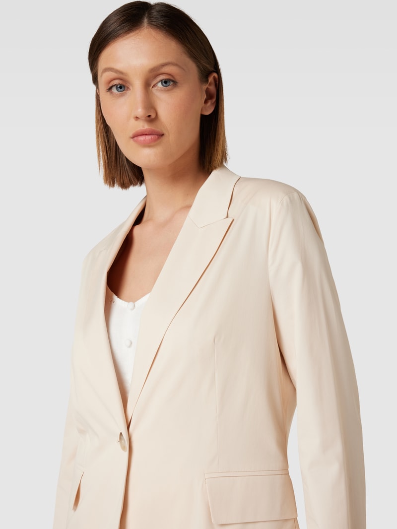 Blazer mit Reverskragen in sand