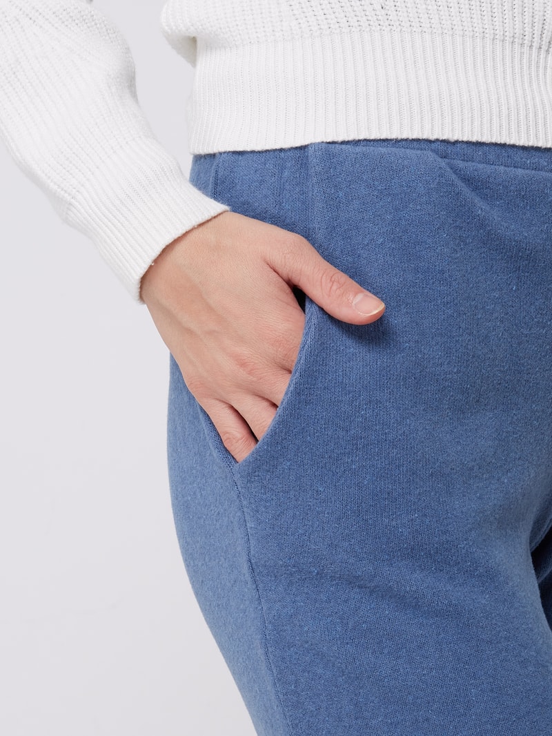 Sweathose mit Viskose-Anteil in jeans