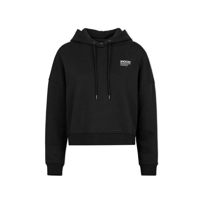 Snocks Oversized Crop Kapuzenpullover Hoodie Hoodie Damen