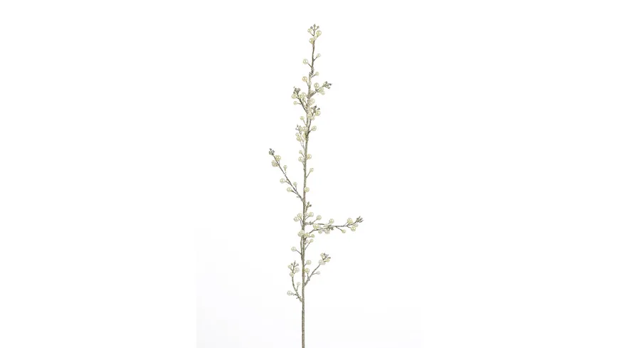 GILDE Deko Zweig Perla H=77cm champagner