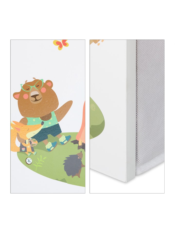 relaxdays Kinderregal Lagerfeuer in Bunt - (B)82,5 x (H)66 x (T)29,5 cm günstig kaufen onesize