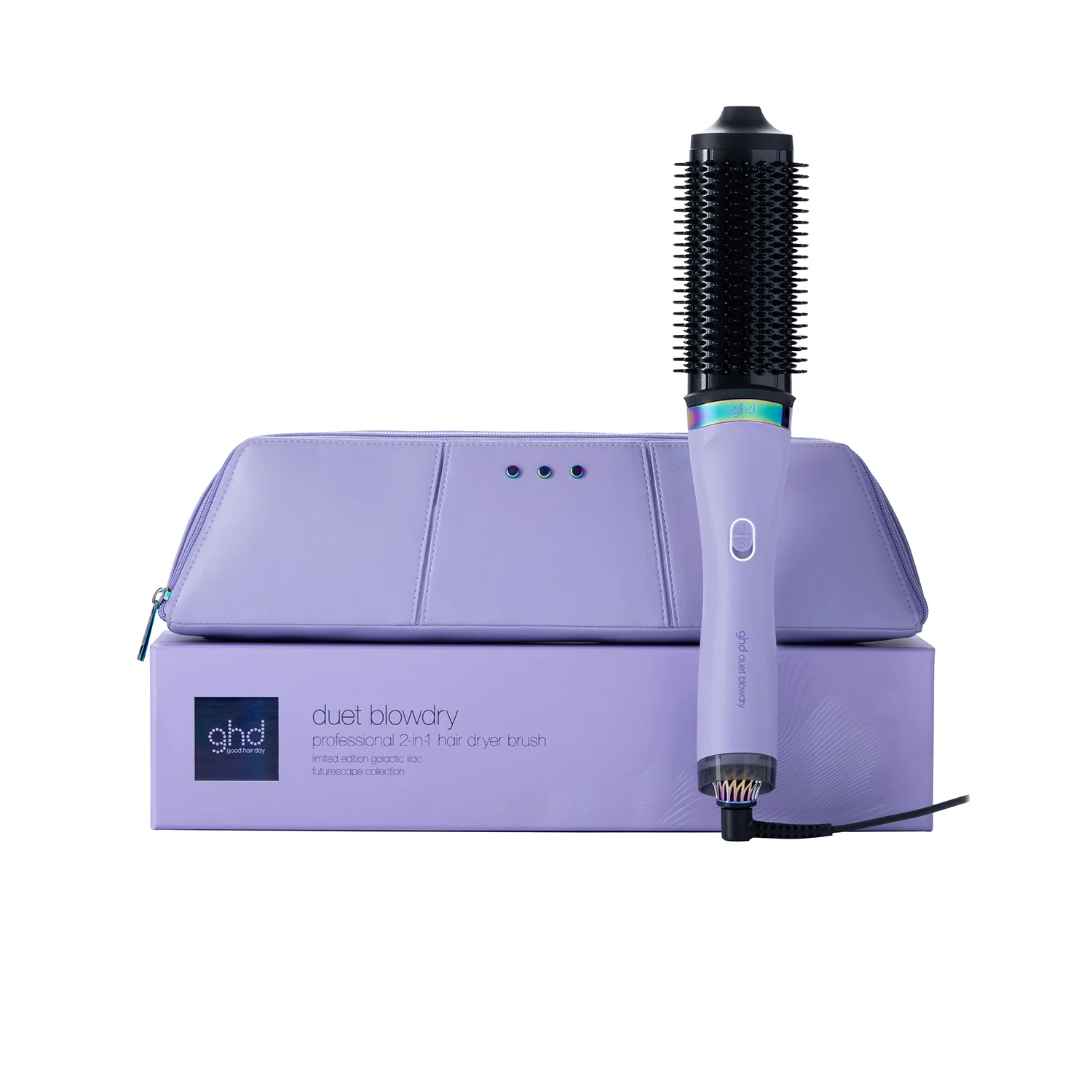 Perie electrică de păr cu aer cald ghd duet brushing futurescape