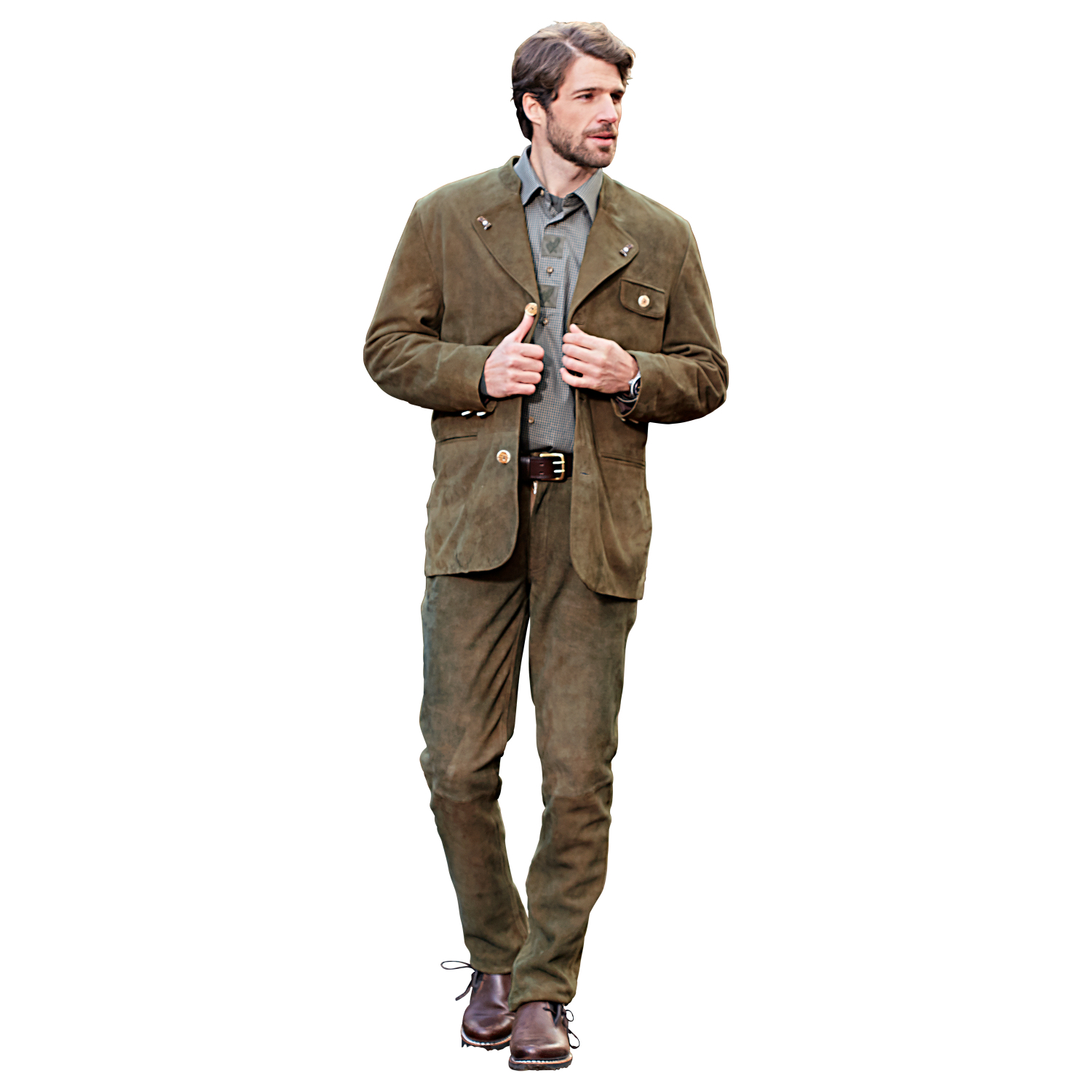 il Lago Prestige Herren Lederblazer Isar