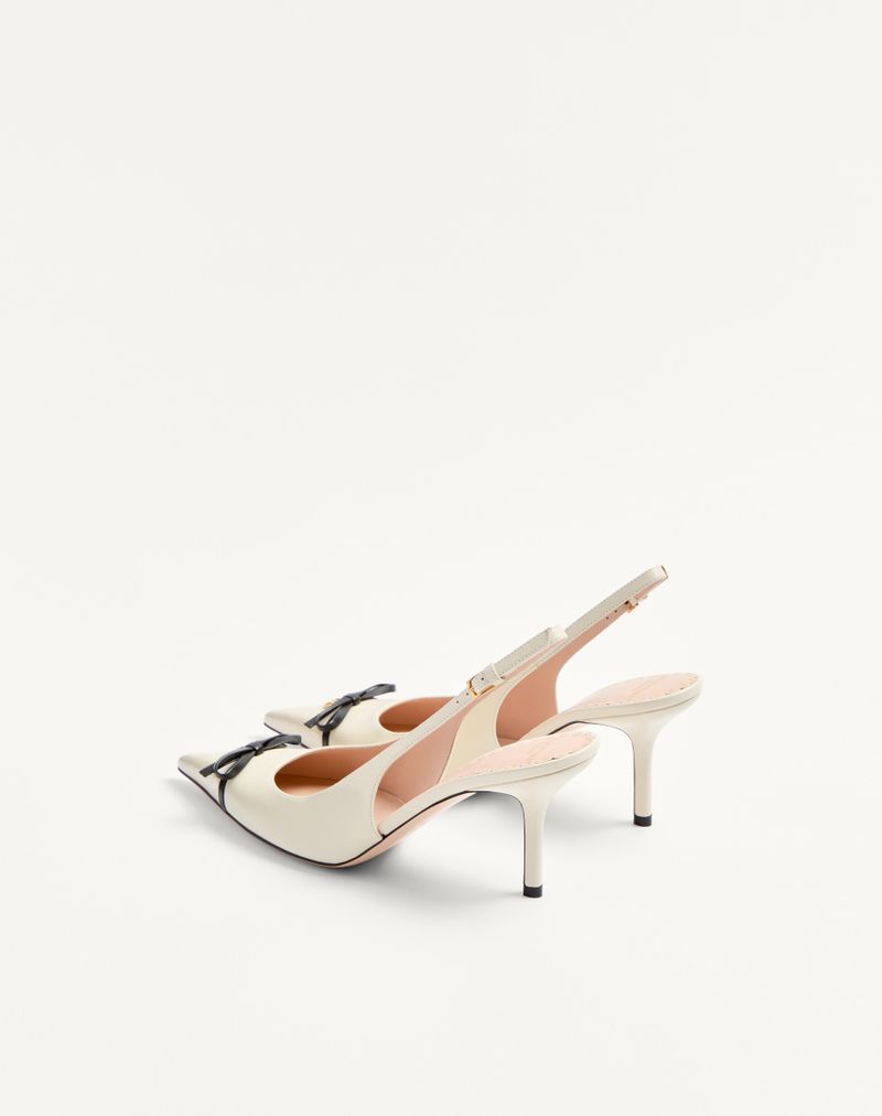 Bepointy 80mm slingback-pumps i laklæder og børnestil