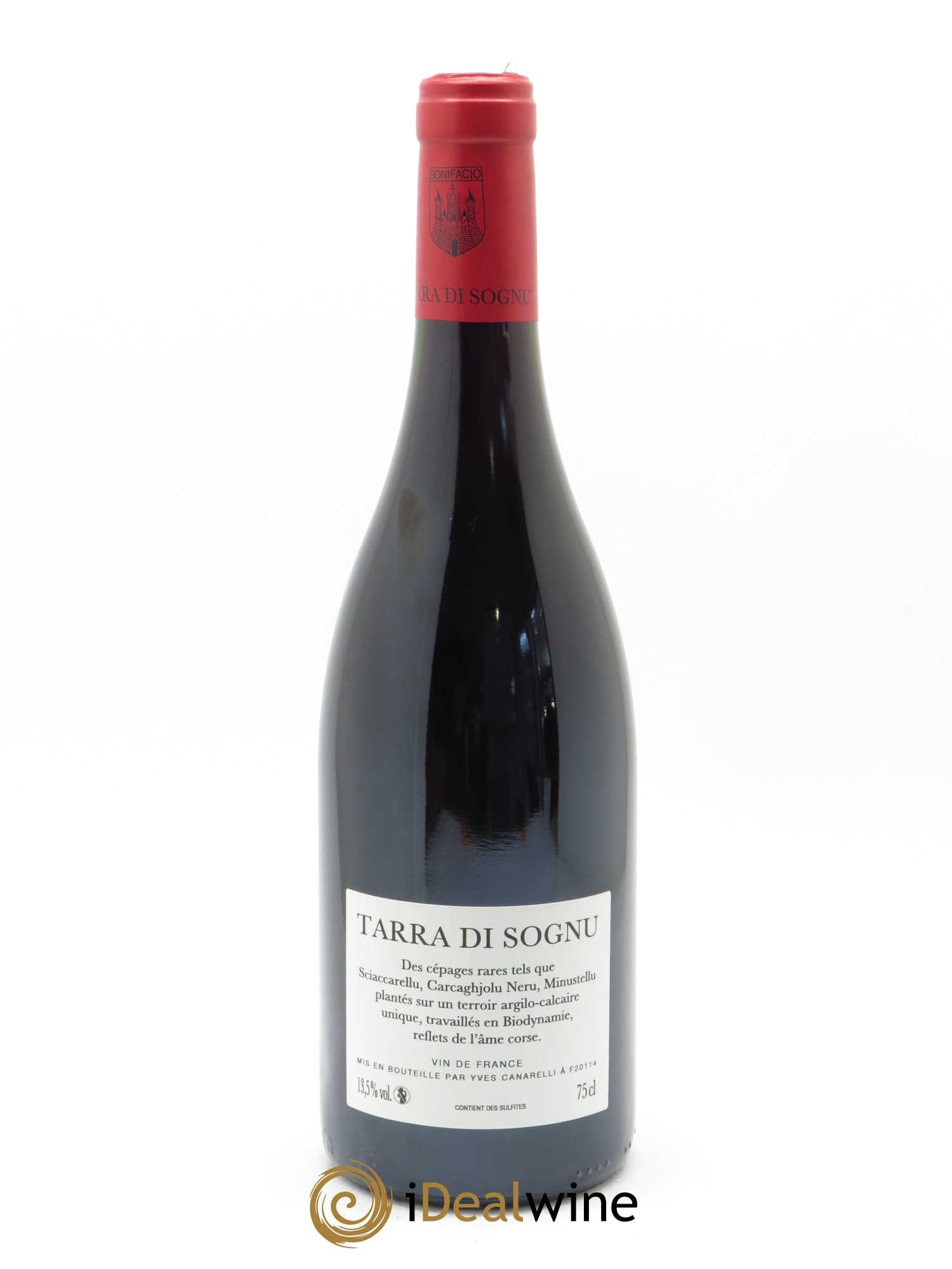 Vin de France Tarra di Sognu Clos Canarelli  2018 - Lot de 1 Bouteille