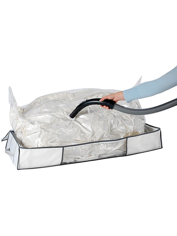 Wenko Vakuum-Unterbettkommode in Weiß - (B)105 x (H)45 x (T)15 cm günstig kaufen onesize