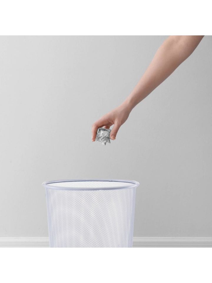 Zeller Present Papierkorb in weiß günstig kaufen onesize