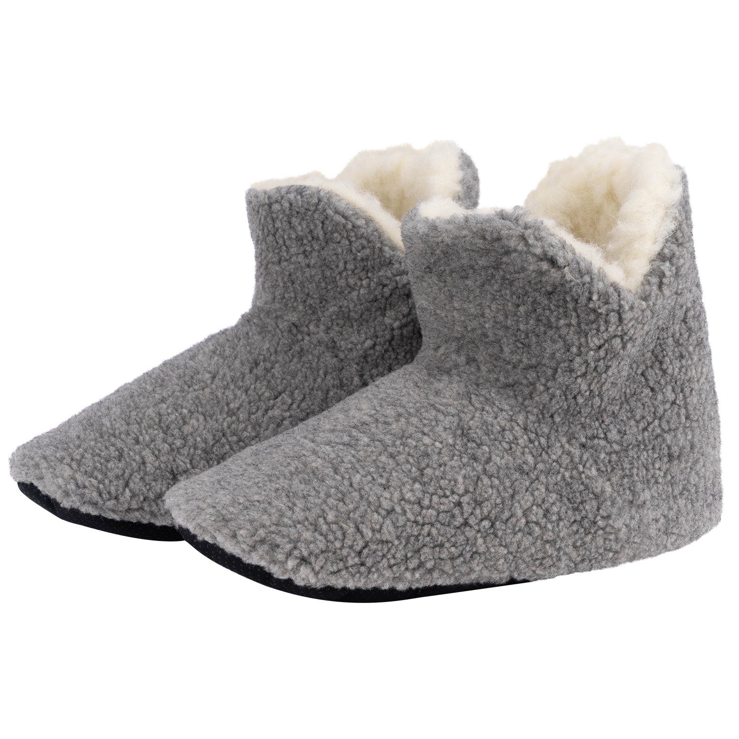 formalind Woll Hausschuh (Schafwolle, Unisex Hausschuhe) aus Wolle vom Merinoschaf, gegen kalte Füße