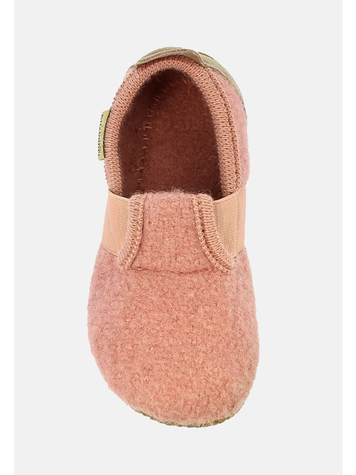 Living Kitzbühel Hausschuh T-Modell Schurwolle in Peach günstig kaufen
