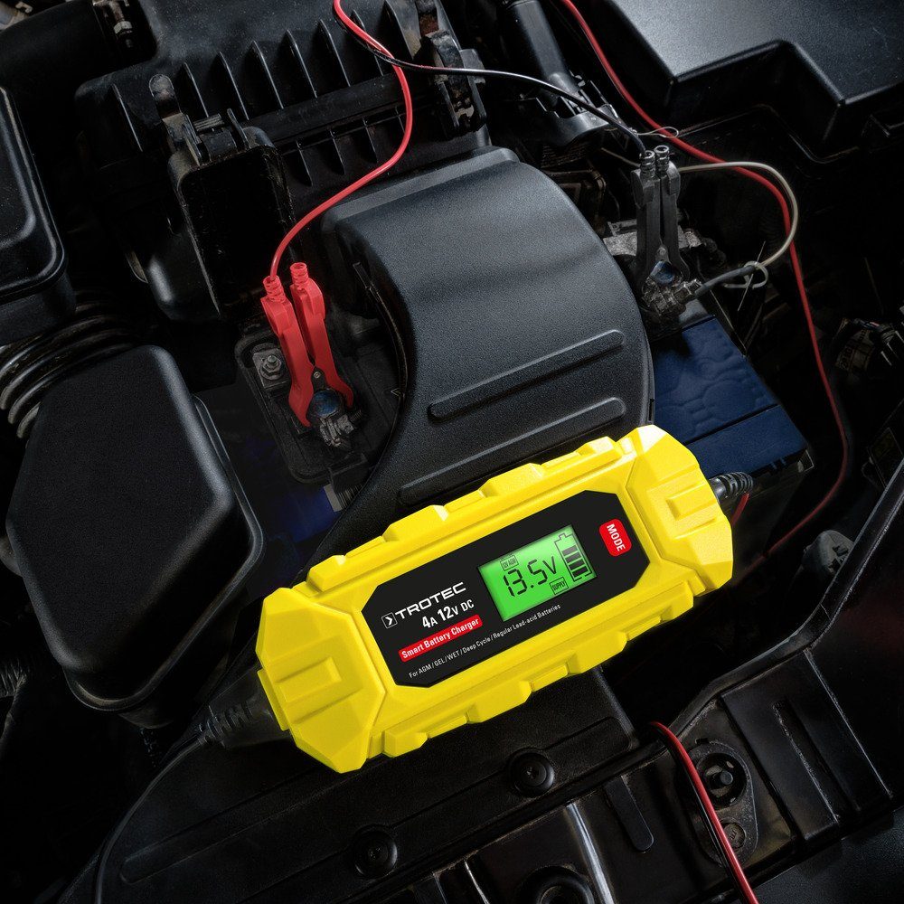 TROTEC PBCS 4A Autobatterie-Ladegerät (Winterlademodus)
