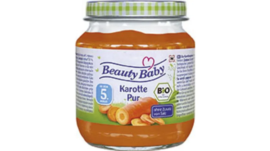 Beauty Baby Gläschen Karotte Pur 125 g