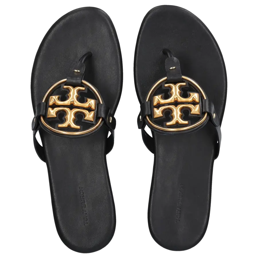 Tory Burch - Zehentrenner MILLER Ziegenleder - schwarz