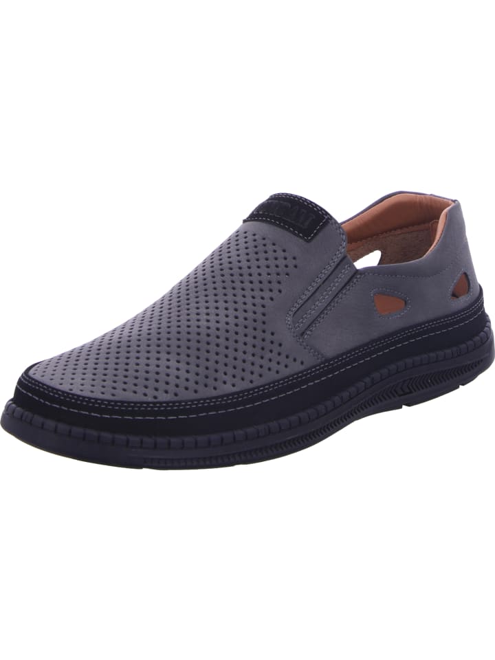 Magnus Slipper Gelocht in grau günstig kaufen