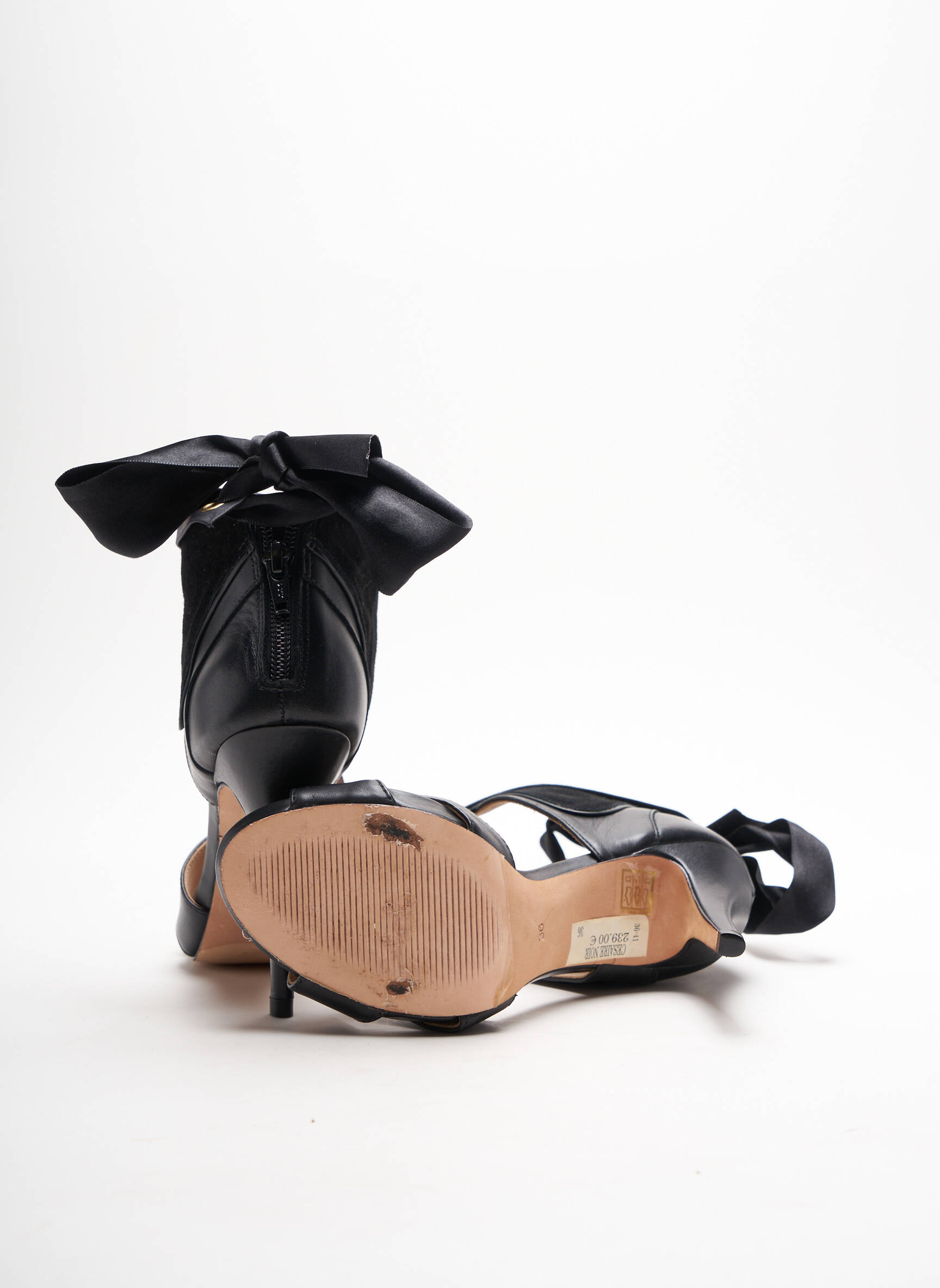 Cosmoparis Sandales Nu Pieds Femme couleur noir