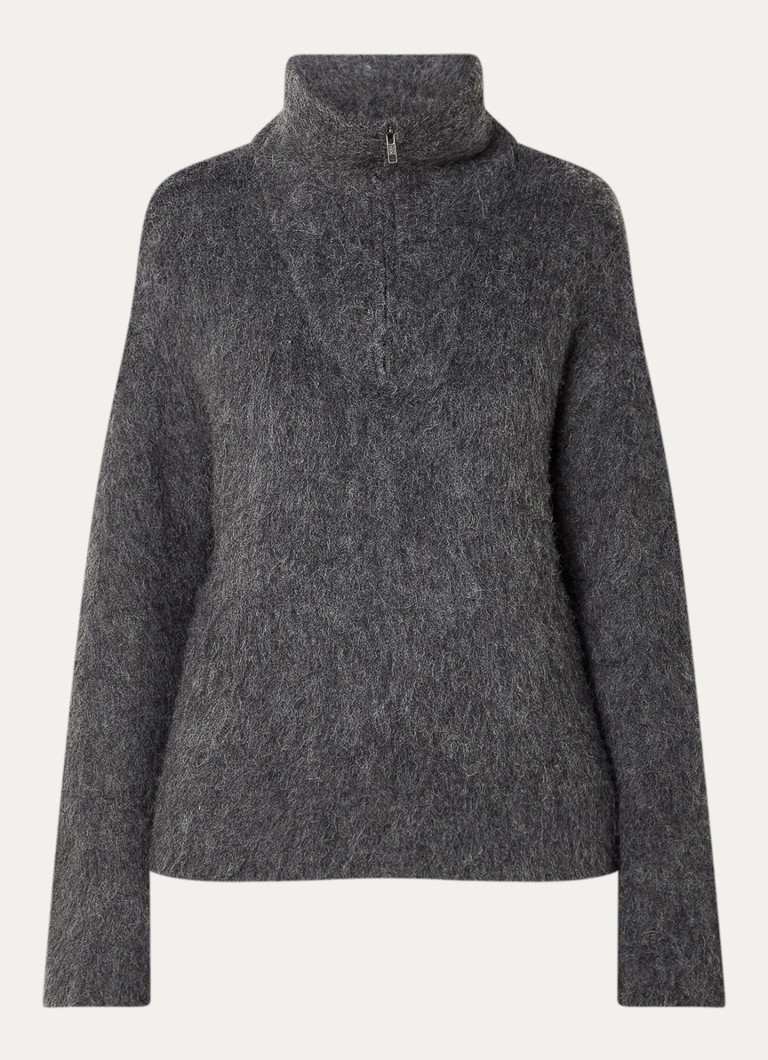 Maglione Modström Kane in misto lana d'alpaca con mezza zip