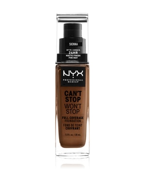 NYX Professional Makeup Can't Stop Won't Stop 24-Hour Foundation Flüssige Foundation-30 ml