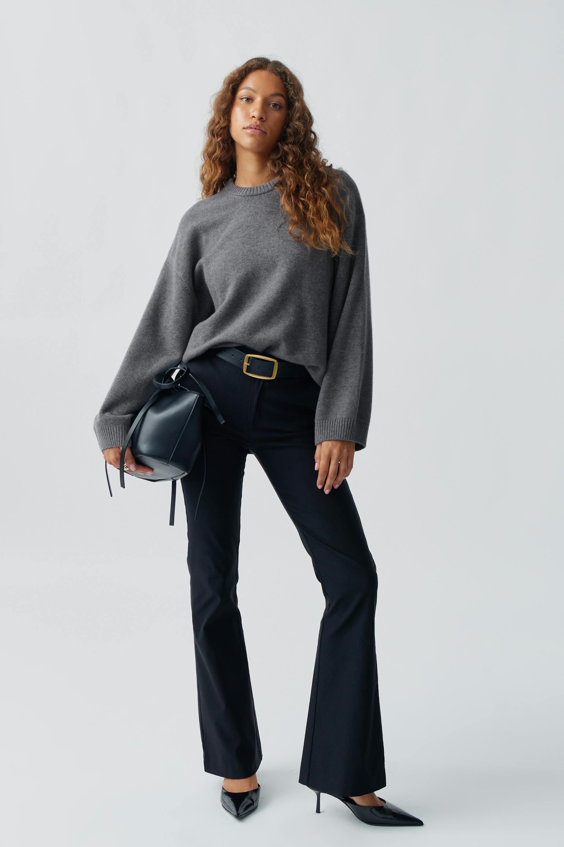 Merino wool knit sweater