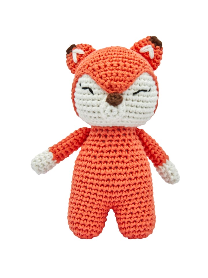 miniHeld Handgestrickter Fuchs gehäkelt aus Baumwolle Spielzeug 15 cm 0 Monate günstig kaufen onesize