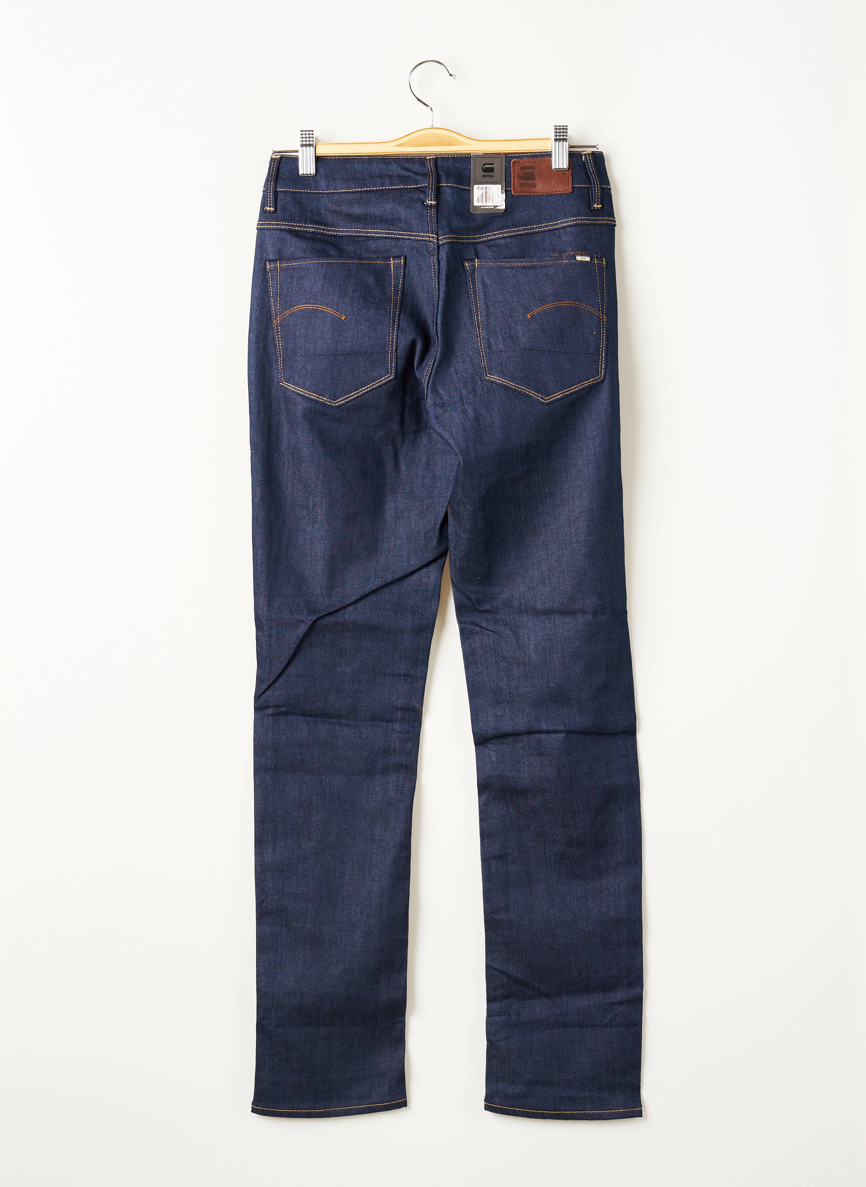 G Star Jeans Coupe Droite Femme couleur bleu