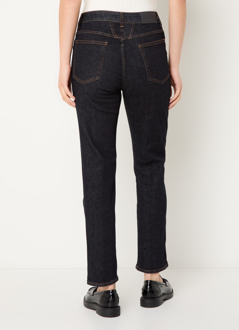 CLOSED Pedal Pusher high waist cropped slim fit jeans with dark wash