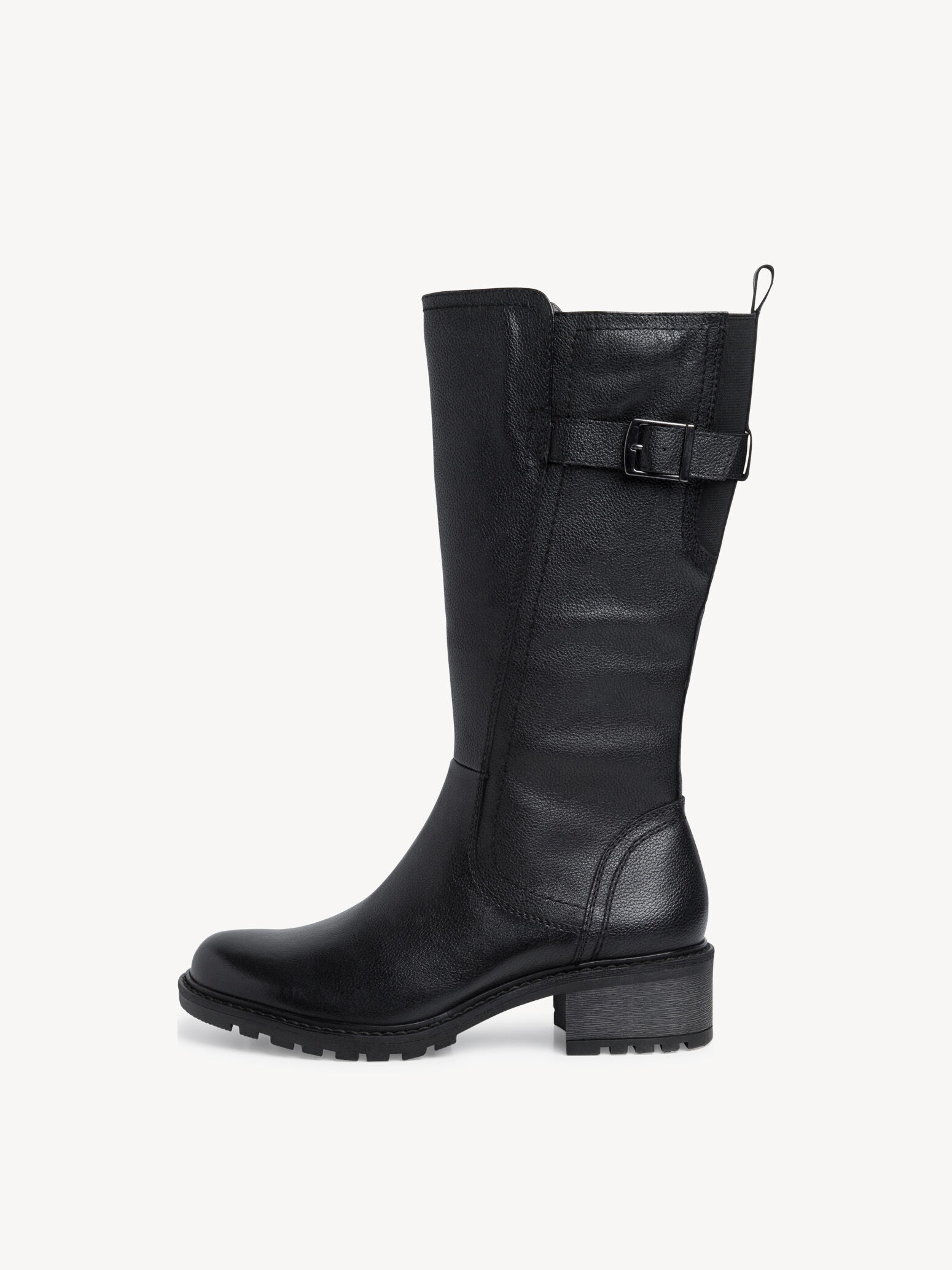 Bottes en cuir - noir