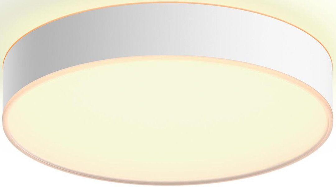Philips Hue LED Deckenleuchte Devere, Dimmfunktion, LED fest integriert, Warmweiß
