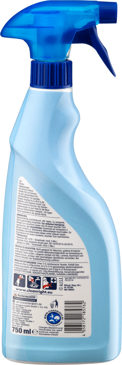 Hygienereiniger Küche & Kühlschrank, 750 ml