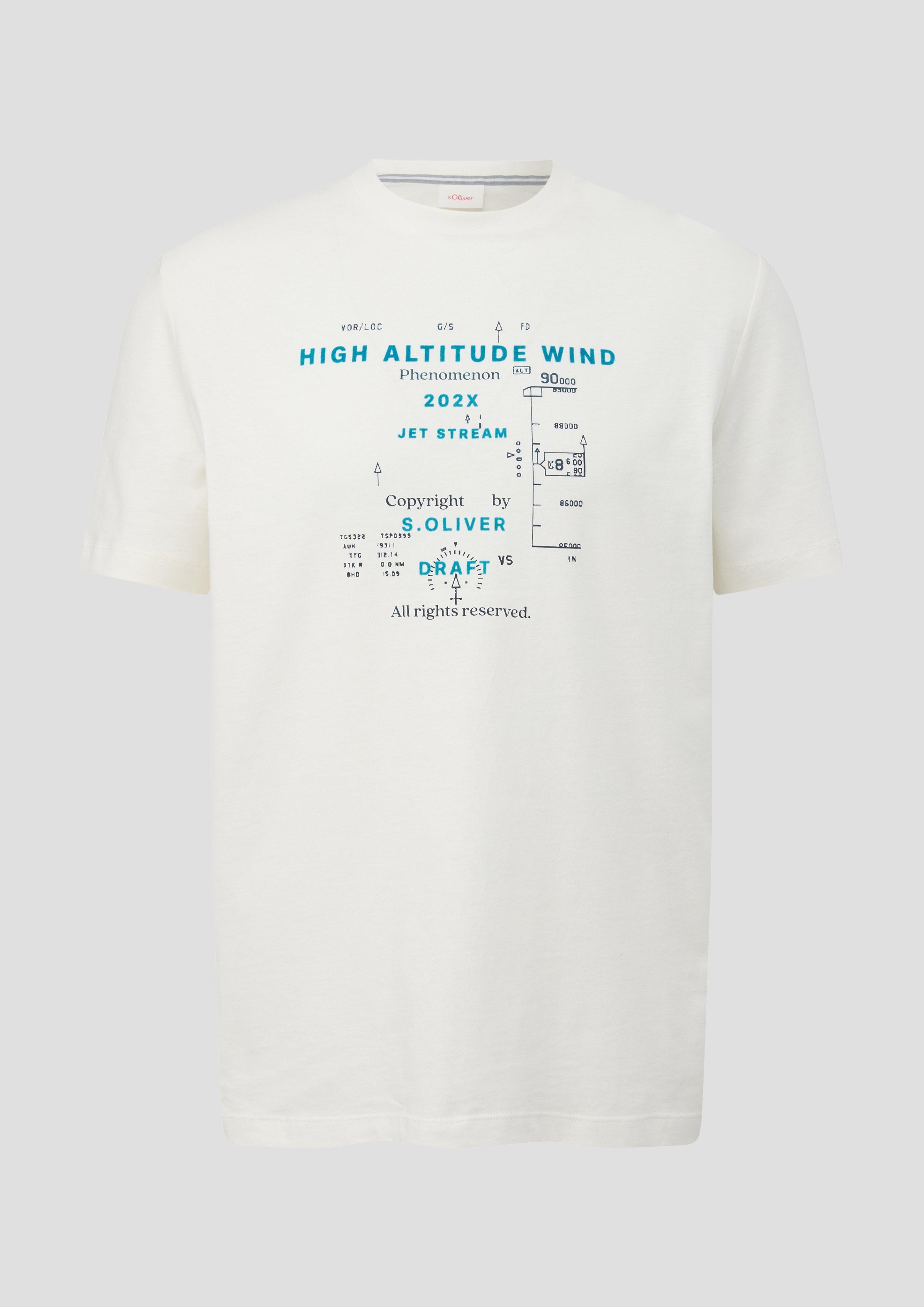 Printshirt aus Baumwolle  2135708-01D2