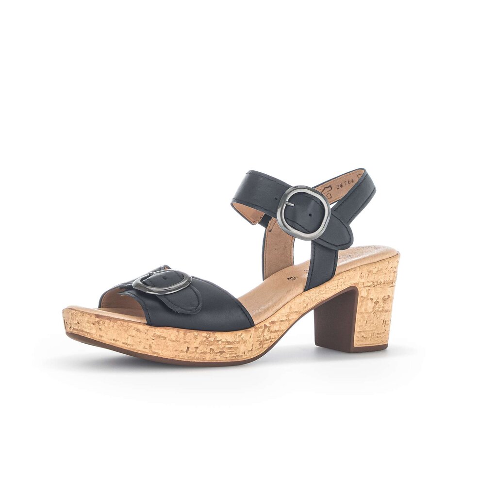 Gabor fashion Plateau Sandale schwarz