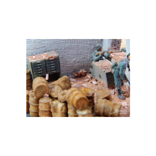 alte Fässer rostig Echtrost, 50g 1:72