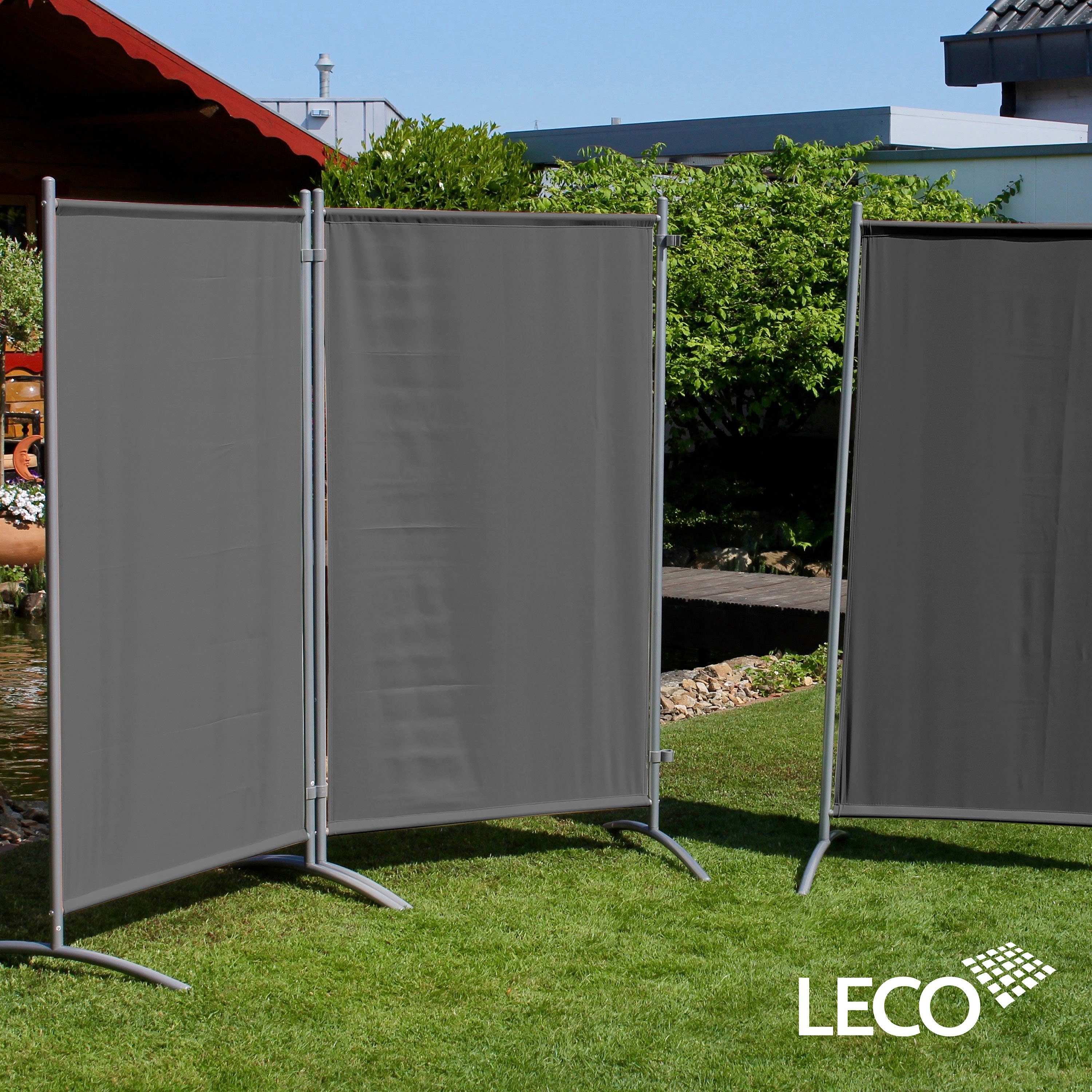 Leco Stellwand (Set), 3-teilig, Gesamtlänge: 260 cm