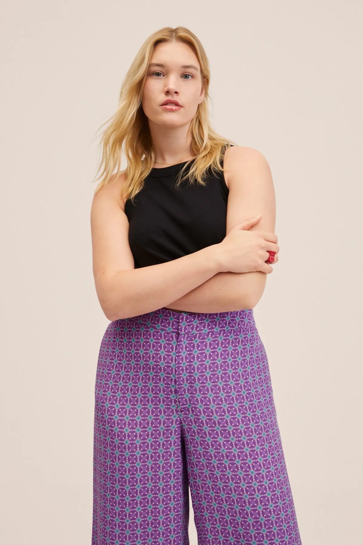 MANGO  27038638 Frau/Mädchen Flieder