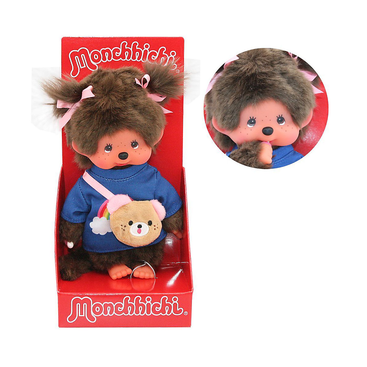 Monchhichi Kawaii Mädchen 20cm