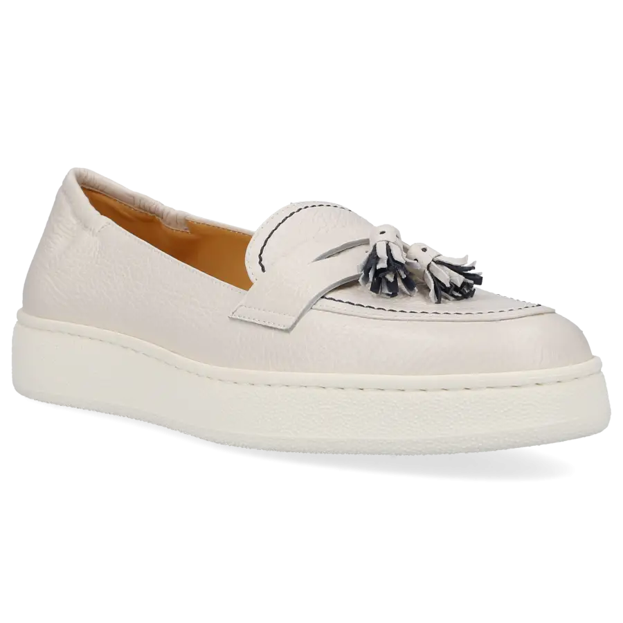 Truman's - Slip Ons 9701 Kalbsleder - weiß
