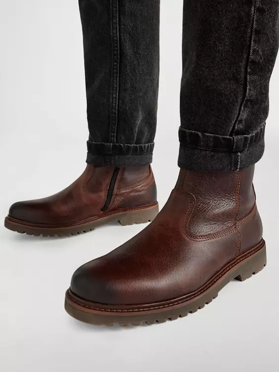 AM SHOE Leder Stiefelette