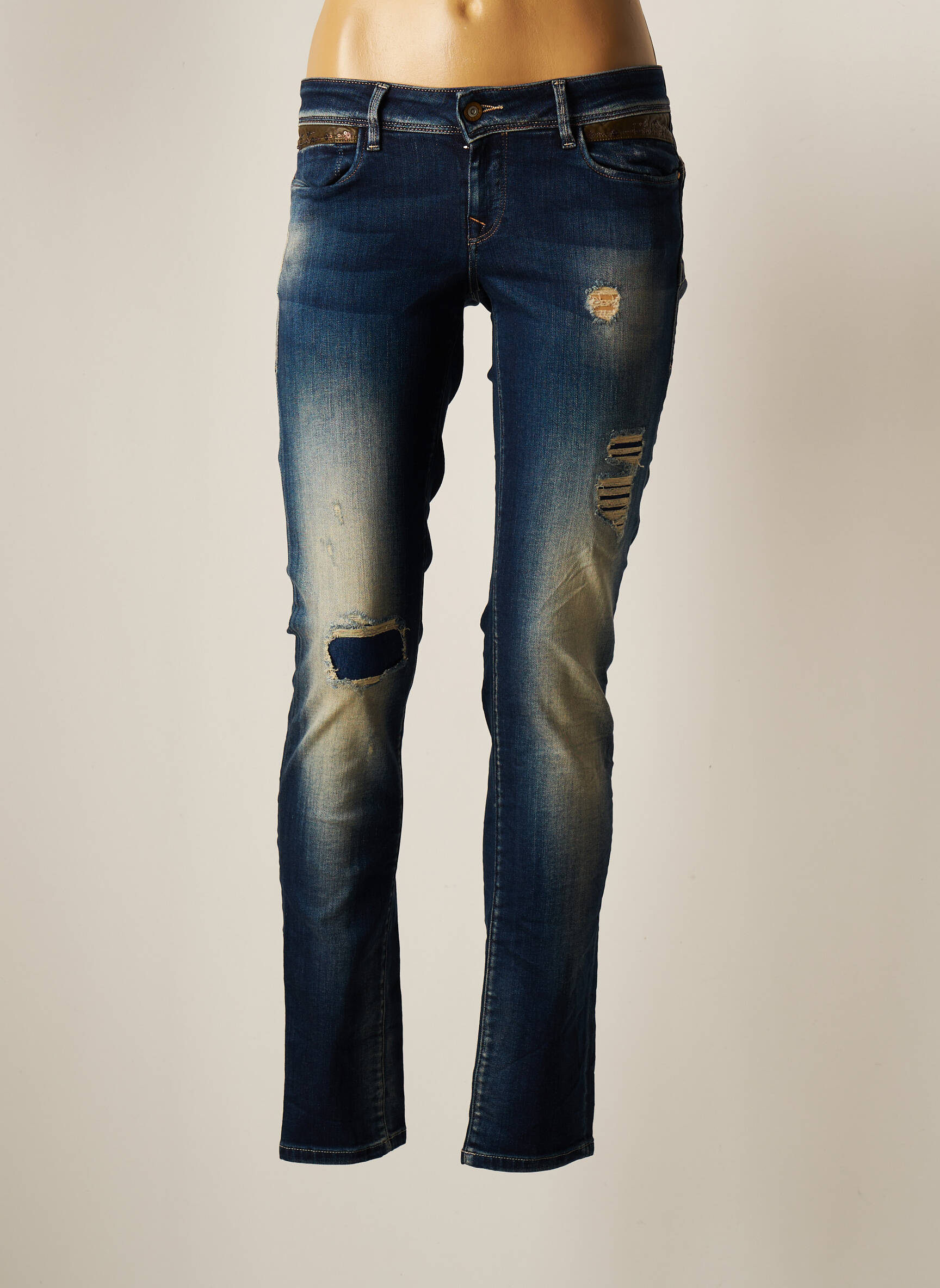 Salsa Jeans Coupe Slim Femme couleur bleu