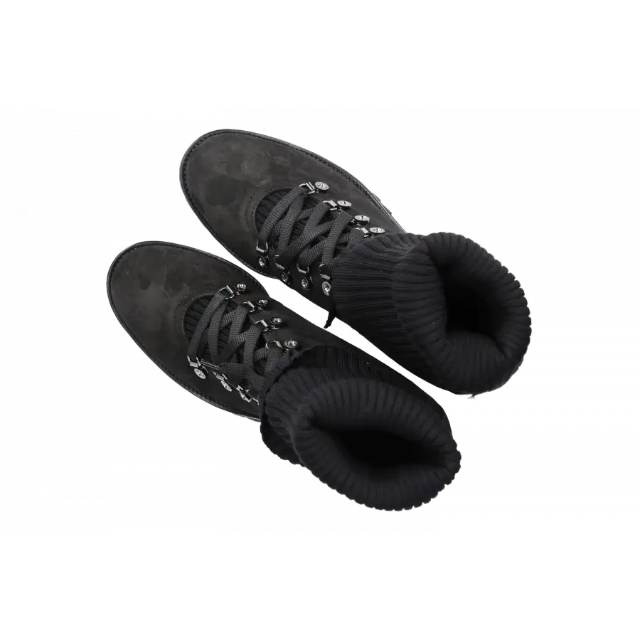 Le Silla - Stiefeletten ST.MORITZ Veloursleder - schwarz