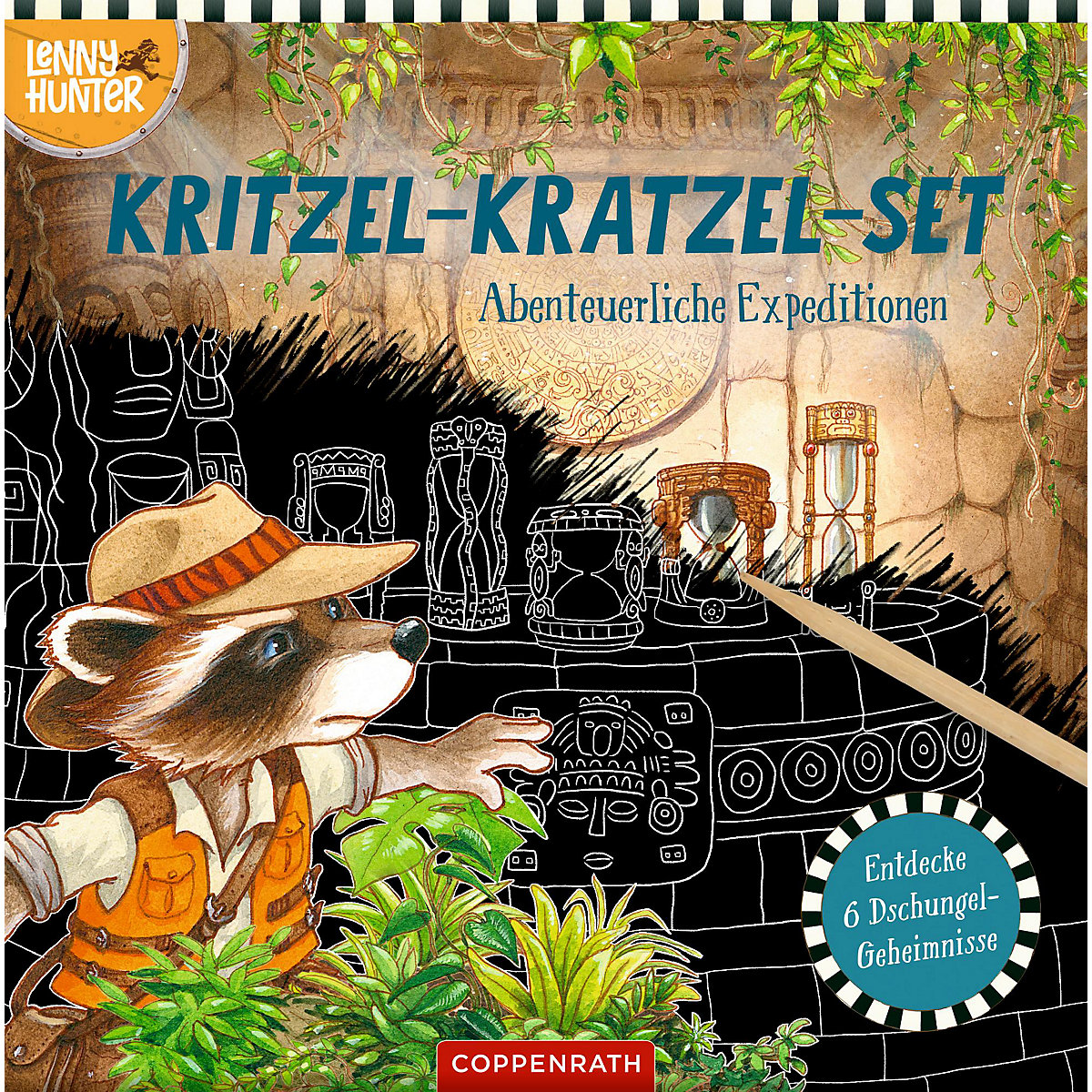 Kritzel-Kratzel-Set Lenny Hunter, 6-tlg.