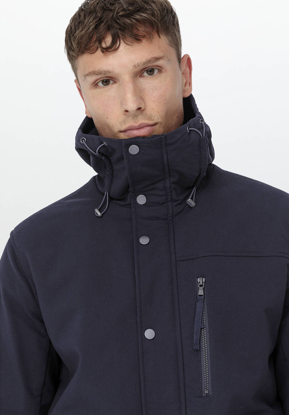 Softshell Parka aus Bio-Baumwolle