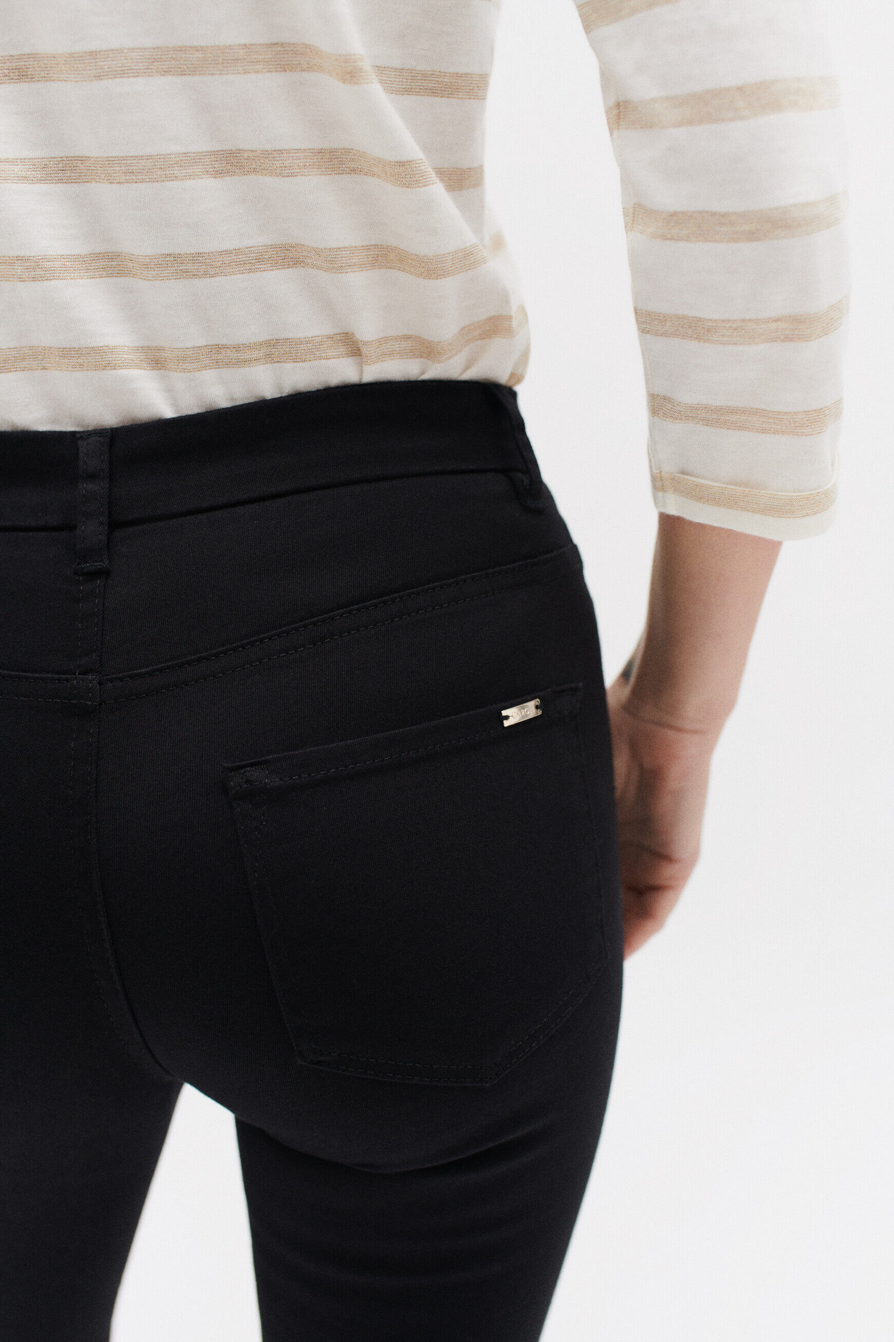 pantalon tony b noir femme