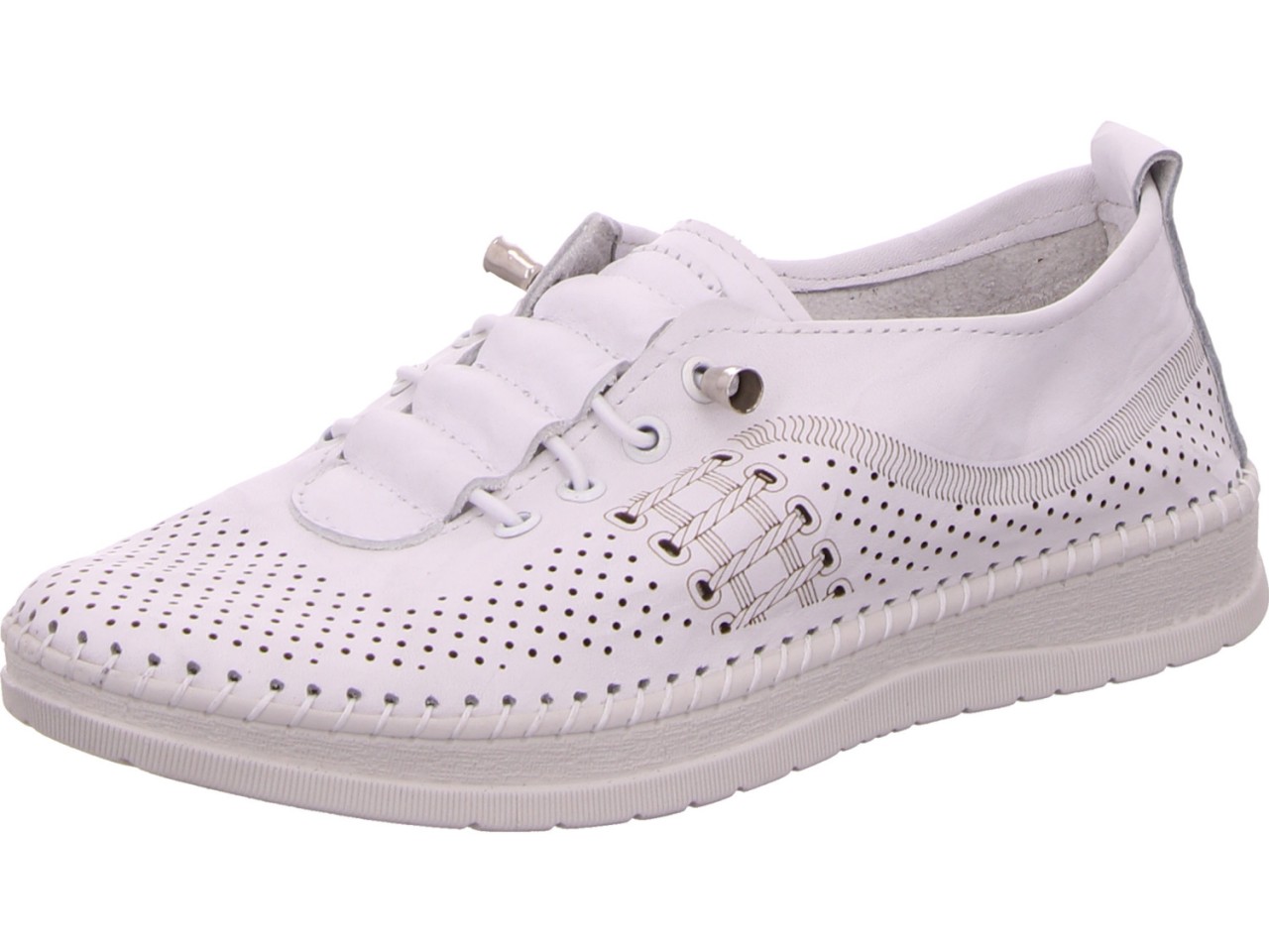 DIVERSE Sportliche Slipper weiss