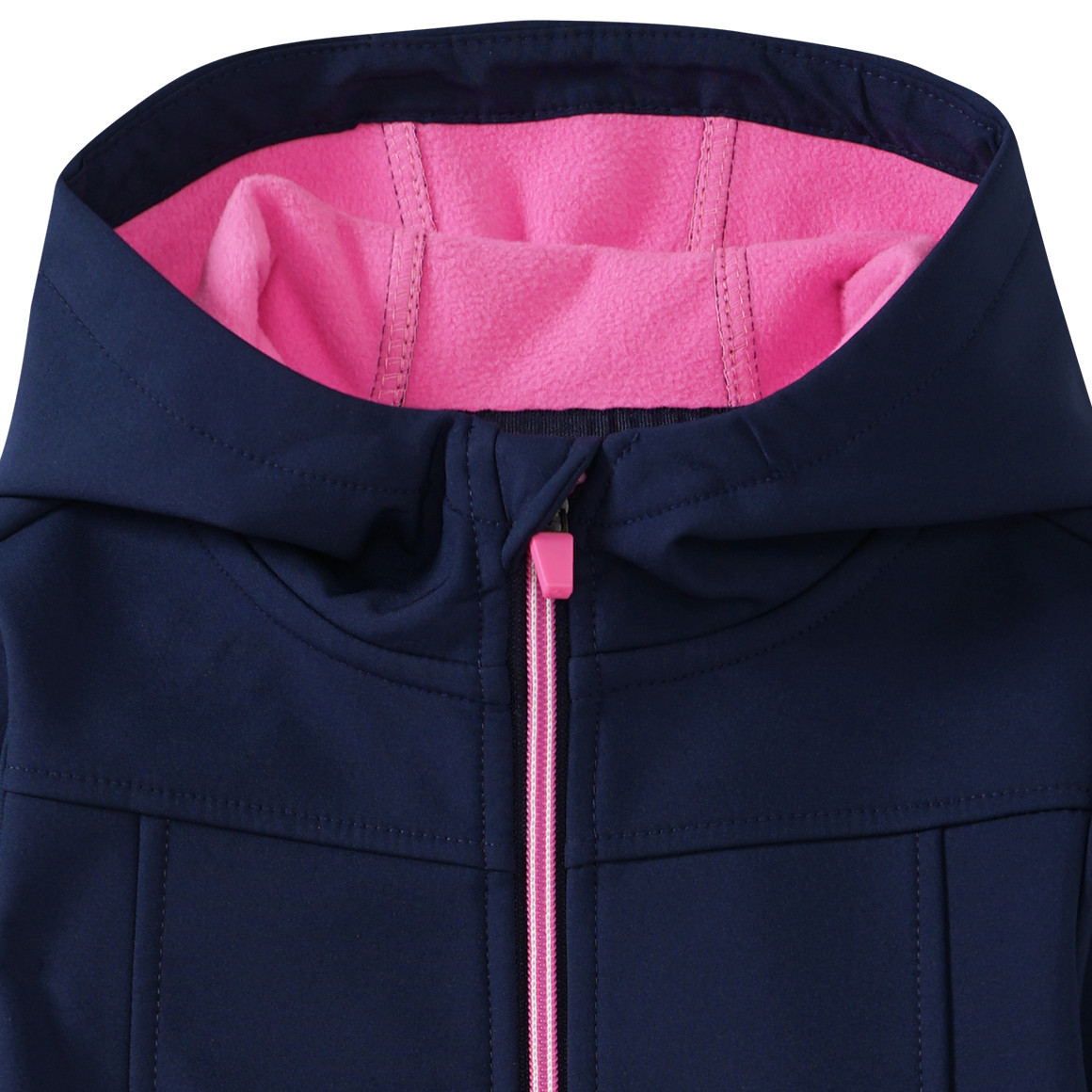 Mädchen Softshelljacke mit Kapuze