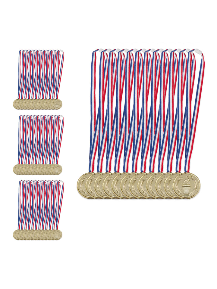 relaxdays 48x Goldmedaille in Gold günstig kaufen onesize