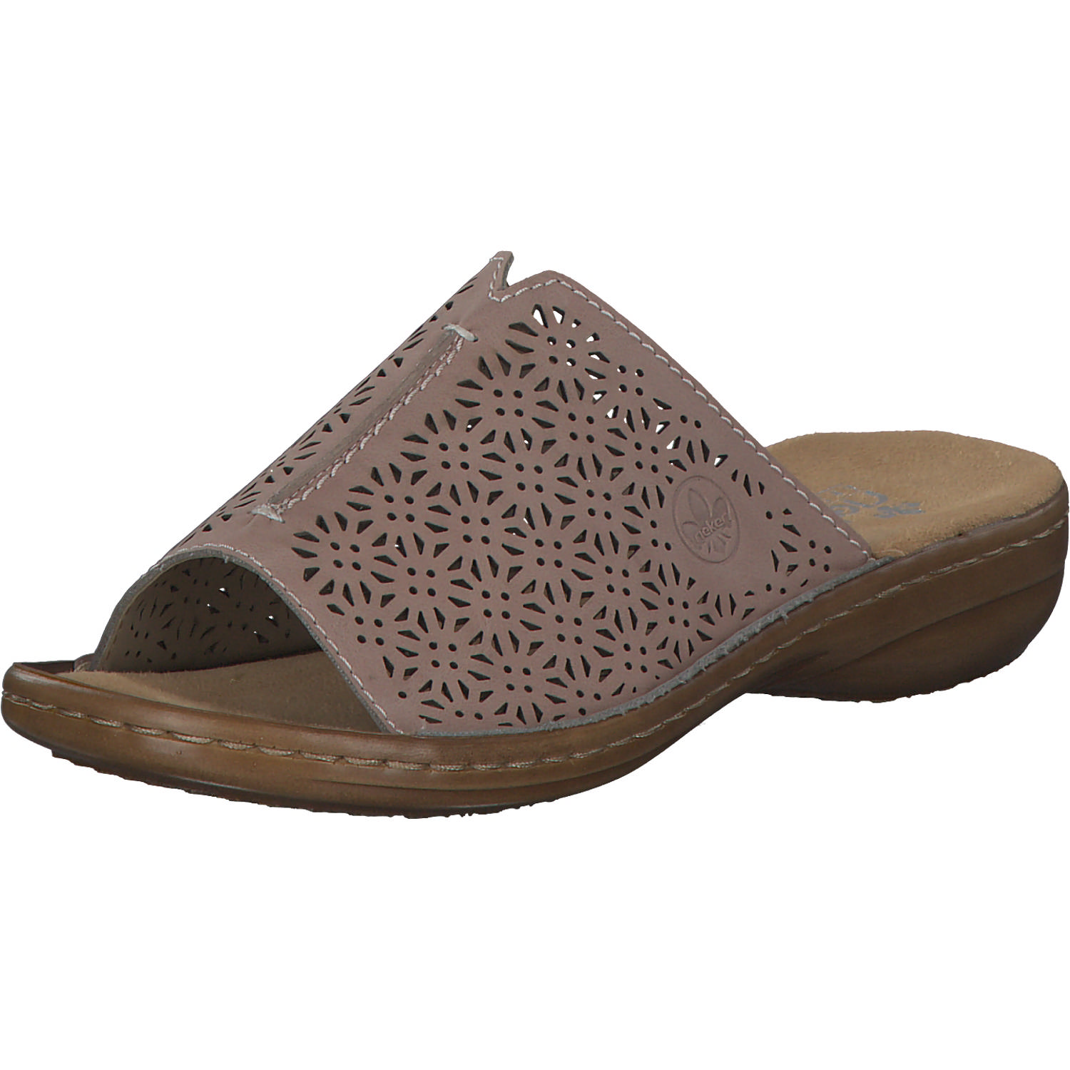 Rieker 608M9, Pantoletten & Badeschuhe, Damen, Rosa