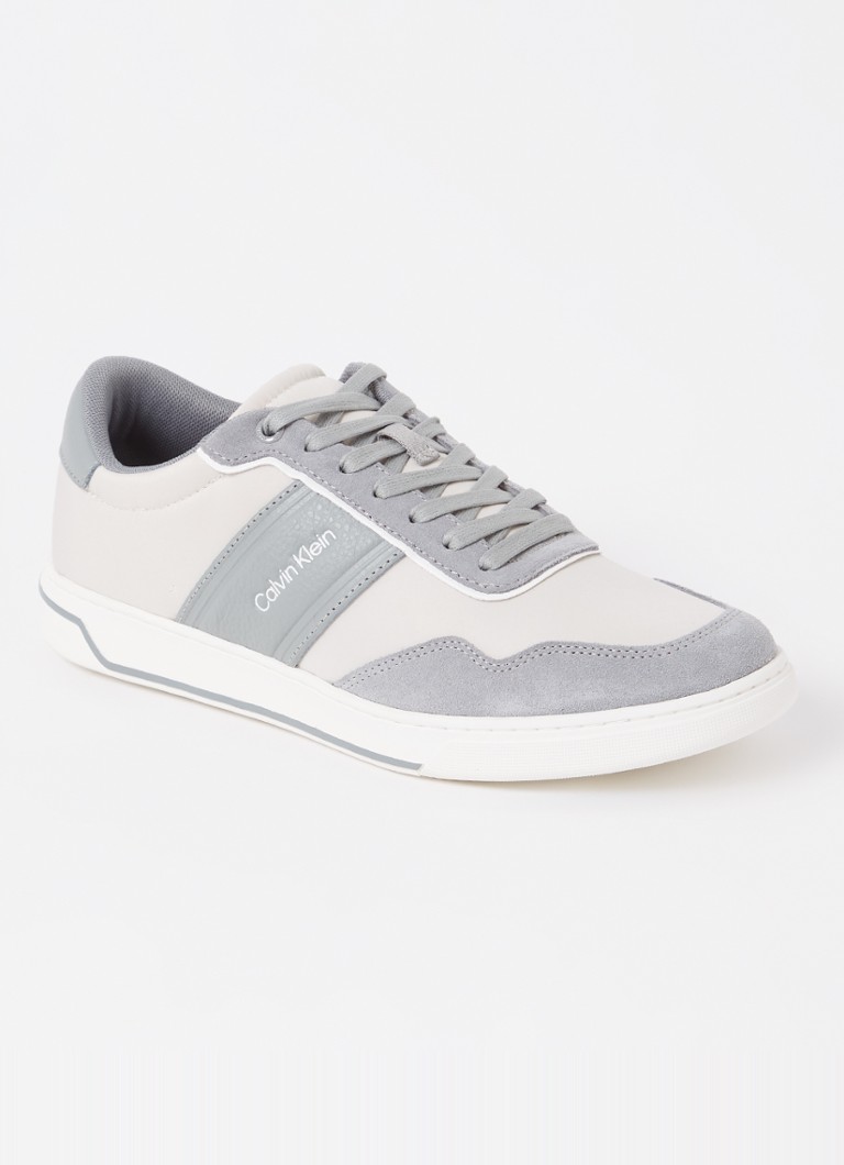 Sneakers Calvin Klein con dettagli in pelle scamosciata e logo